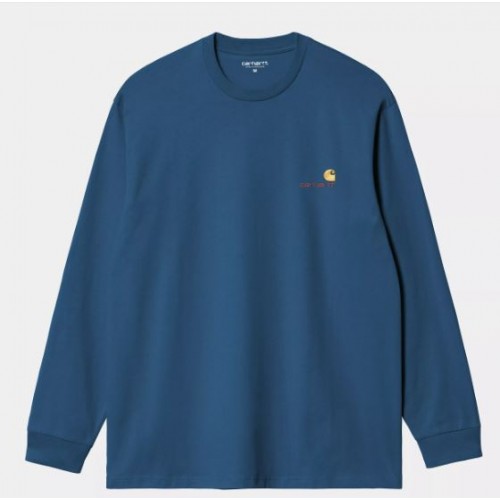 T-Shirt ML American Script Carhartt Wip 