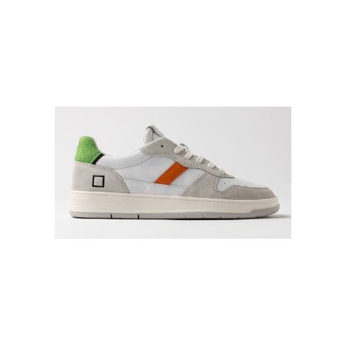 D.A.T.E. Court 2.0 Vintage Calf White-Green 