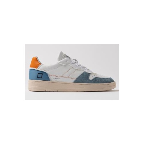 D.A.T.E. Court 2.0 Vintage Nylon White-Sky