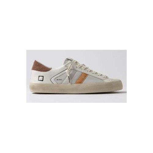 D.A.T.E. Hill Low Half Nylon White-Brown 