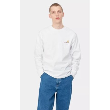 T-Shirt ML American Script Carhartt Wip 
