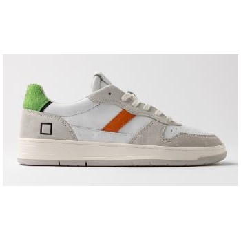 D.A.T.E. Court 2.0 Vintage Calf White-Green 