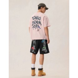 Angel Graffiti Slogan T-shirt Evisu