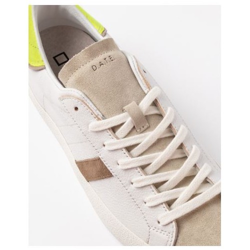 D.A.T.E. Hill Low Fluo White-Yellow 