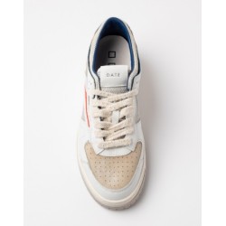 D.A.T.E. Torneo Pop White-Orange