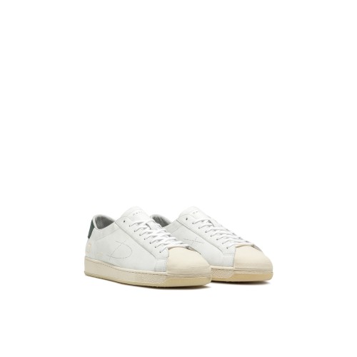 D.A.T.E. Base Calf White-Green 