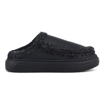 Mou Eskimo Bold Clog Nubuck Black