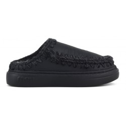 Mou Eskimo Bold Clog Nubuck Black