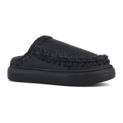 Mou Eskimo Bold Clog Nubuck Black