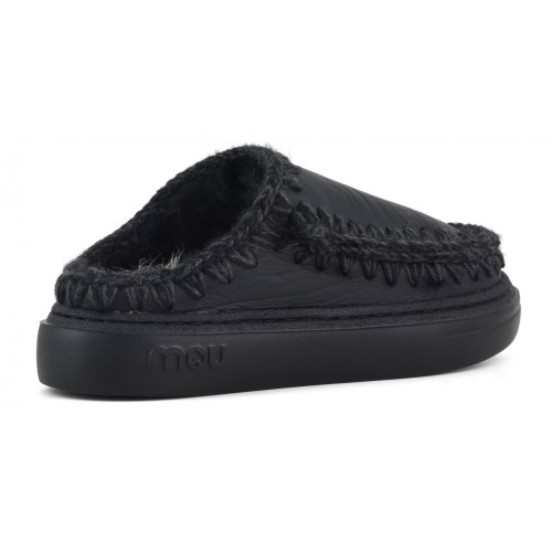 Mou Eskimo Bold Clog Nubuck Black