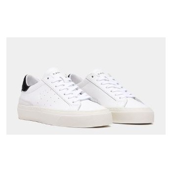 D.A.T.E. Sonica Calf White Black  2