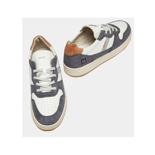 D.A.T.E. Court 2.0 Colored White Blue