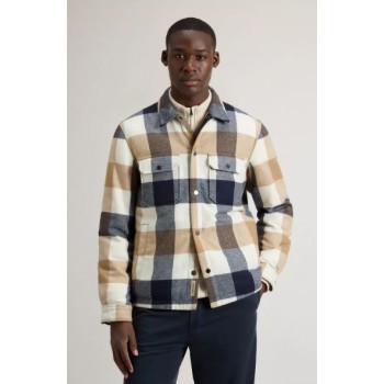 Wool Check Alaskan Shirt Jacket Woolrich 