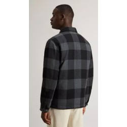 Wool Check Alaskan Shirt Jacket Woolrich 