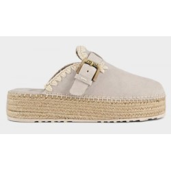 Jute Clog Plain Suede Mou