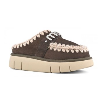 Mou Bounce Clog Metal Logo Mocha 2