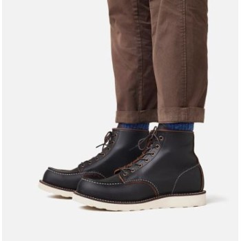 Red Wing Moc Black  2