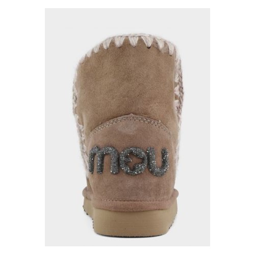 Mou Eskimo 18 Glitter Logo Pink Brown
