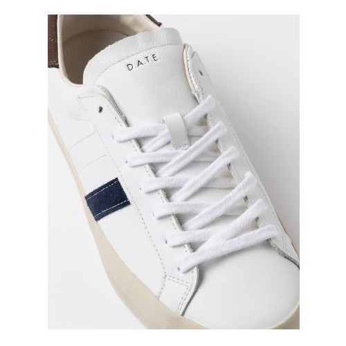 D.A.T.E. Hill Low Calf White-Brown 