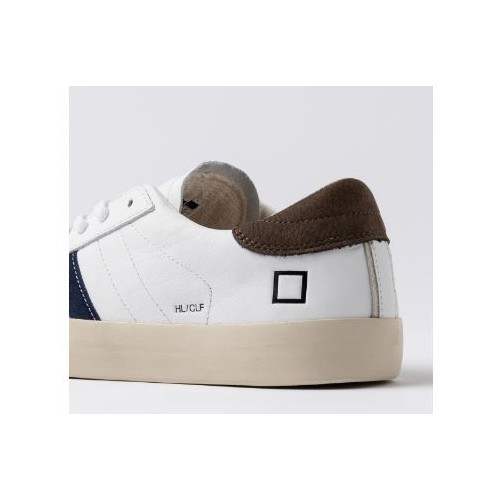 D.A.T.E. Hill Low Calf White-Brown 