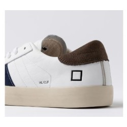 D.A.T.E. Hill Low Calf White-Brown 