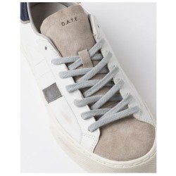 D.A.T.E. Hill Low Scratch White-Blue