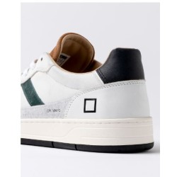D.A.T.E. Court 2.0 Vintage White-Cuoio