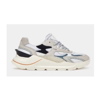 D.A.T.E. Fuga Jaquard White-Blue