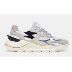 D.A.T.E. Fuga Jaquard White-Blue