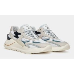 D.A.T.E. Fuga Jaquard White-Blue