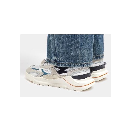 D.A.T.E. Fuga Jaquard White-Blue