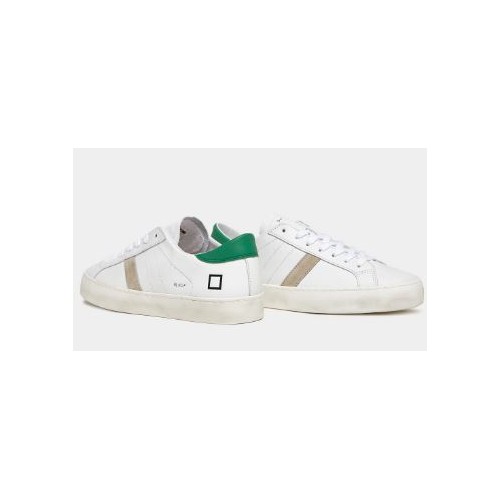 D.A.T.E. Hill Low Calf White-Green 