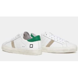 D.A.T.E. Hill Low Calf White-Green 