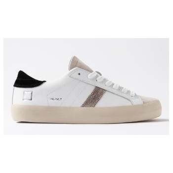 D.A.T.E. W Hill Low Shiny White-Black
