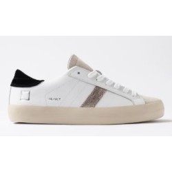 D.A.T.E. W Hill Low Shiny White-Black