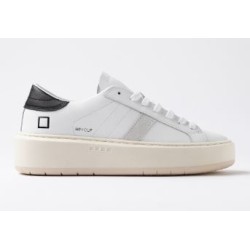 D.A.T.E. W Hill Platform Calf White-Black