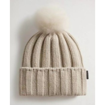 Beanie Cash Pom Pom Woolrich 