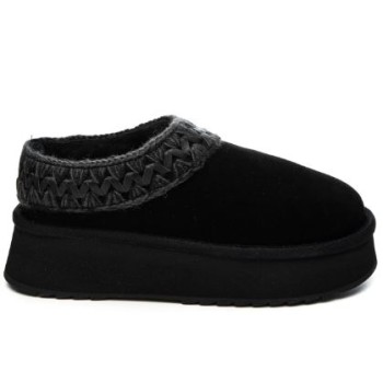 Mou Platform Clog Black 