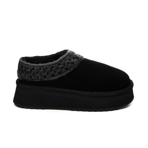 Mou Platform Clog Black 
