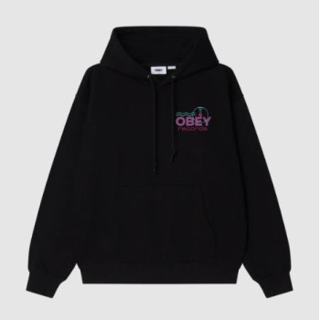 Obey Records Sound Waves Fleece  2