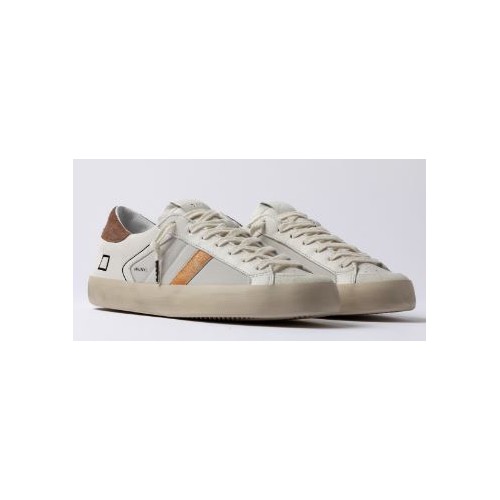 D.A.T.E. Hill Low Half Nylon White-Brown 