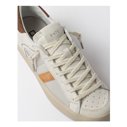 D.A.T.E. Hill Low Half Nylon White-Brown 