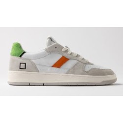 D.A.T.E. Court 2.0 Vintage Calf White-Green 