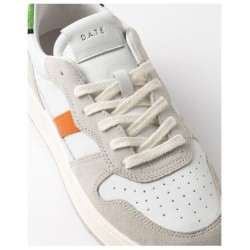 D.A.T.E. Court 2.0 Vintage Calf White-Green 