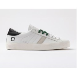D.A.T.E. Hill Low Calf White-Black 