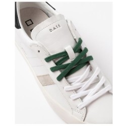 D.A.T.E. Hill Low Calf White-Black 