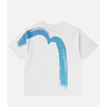 Hand-Brushed Daicock Print T-Shirt Evisu