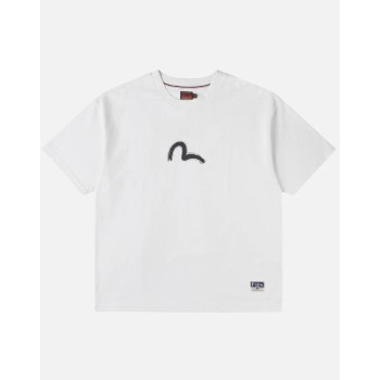 Hand-Brushed Daicock Print T-Shirt Evisu 2