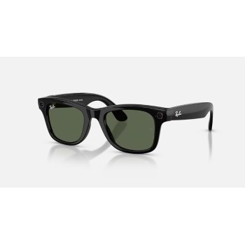 Ray-Ban Meta Wayfarer (Gen 2) Shiny Black-Green
