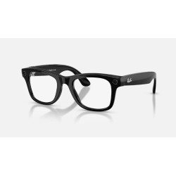 Ray-Ban Meta Wayfarer (Gen 2) Shiny Black-Transitions Graph. Green